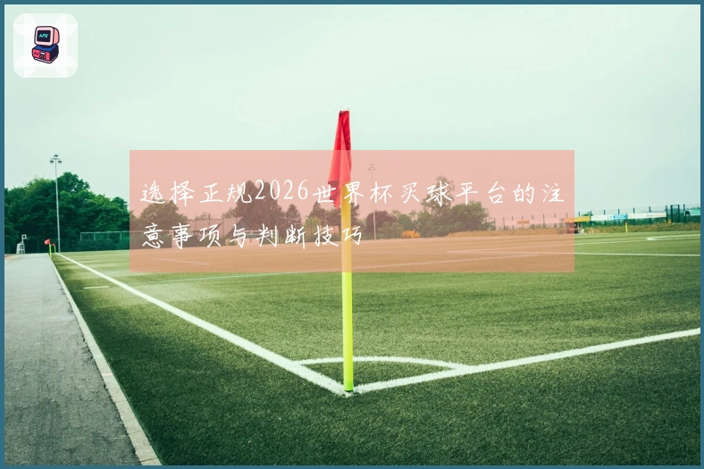 选择正规2026世界杯买球平台的注意事项与判断技巧